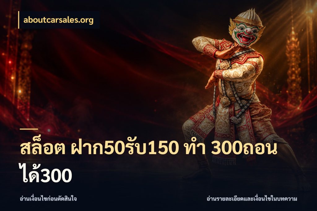 สล็อต ฝาก50รับ150 ทํา 300ถอนได้300 aboutcarsales.org โปรกับเกมที่ชอบเลือกให้ตรงสไตล์