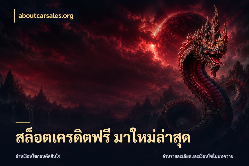 สล็อตเครดิตฟรี มาใหม่ล่าสุด เปิดประเด็นเครดิตฟรีสำหรับคนชอบลุ้น สไตล์ aboutcarsales.org