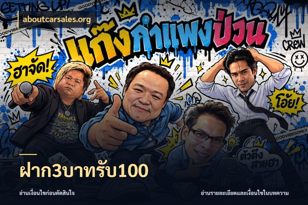 ฝาก3บาทรับ100