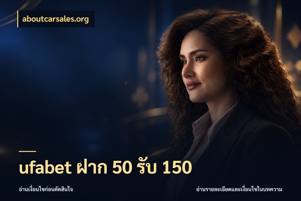 ufabet ฝาก 50 รับ 150 จับประเด็นยอดรับก่อนเลือกความสนุก กับ aboutcarsales.org