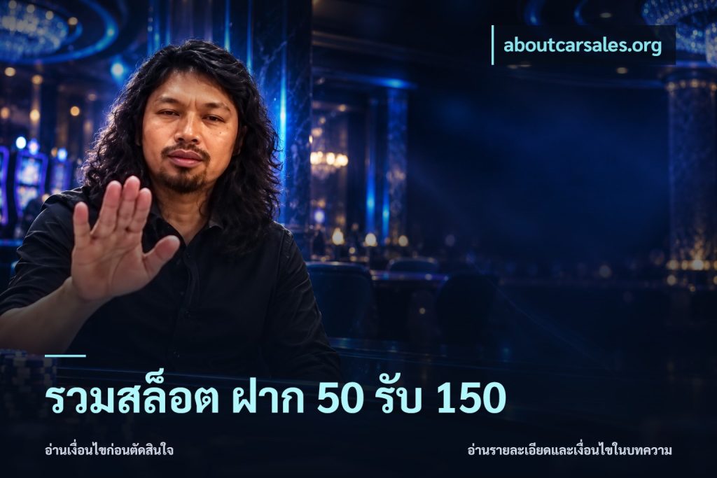 รวมสล็อต ฝาก 50 รับ 150