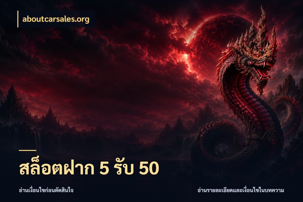 สล็อตฝาก 5 รับ 50 รูปแบบโบนัสกับสิทธิ์ของสายเกม ในมุม aboutcarsales.org