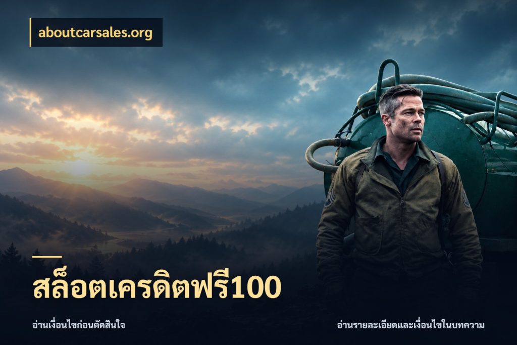 สล็อตเครดิตฟรี100 aboutcarsales.org รู้จักยอดและขอบเขตของเครดิตฟรี