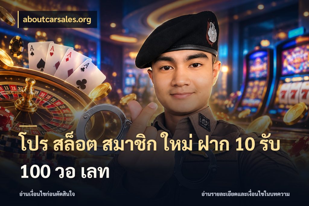 โปร สล็อต สมาชิก ใหม่ ฝาก 10 รับ 100 วอ เลท ยอดฝากและยอดรับในมุมของคนชอบลุ้น ในมุม aboutcarsales.org