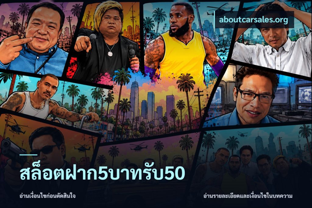 สล็อตฝาก5บาทรับ50
