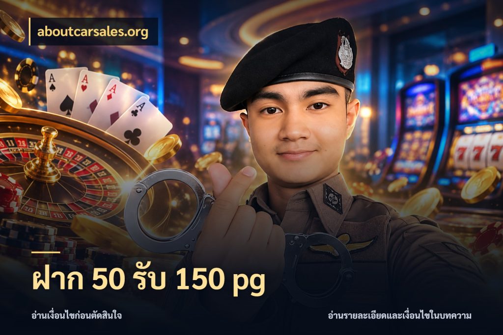 ฝาก 50 รับ 150 pg aboutcarsales.org จับประเด็นยอดรับก่อนเลือกความสนุก