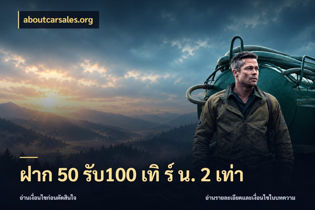 ฝาก 50 รับ100 เทิ ร์ น. 2 เท่า โปรกับเกมที่ชอบเลือกให้ตรงสไตล์ สไตล์ aboutcarsales.org
