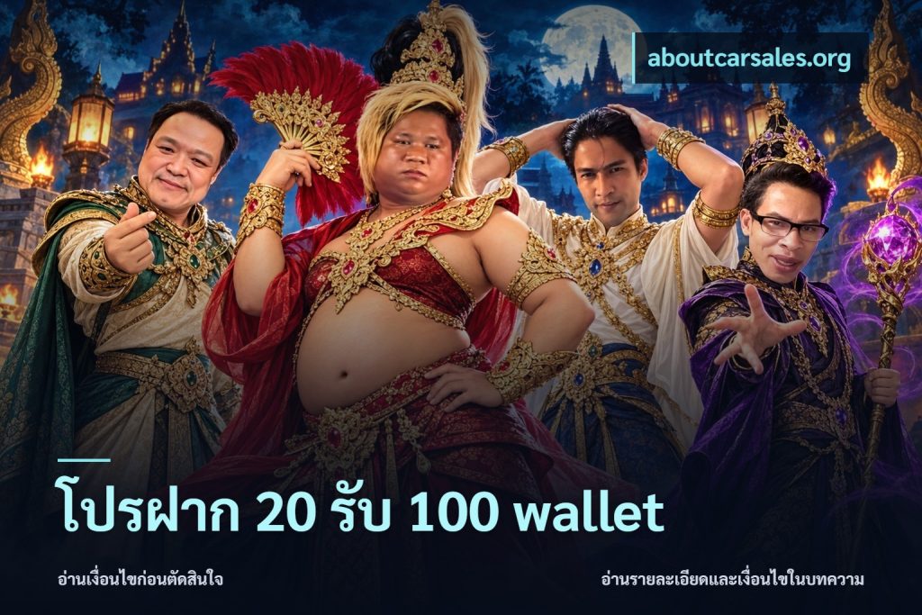 โปรฝาก 20 รับ 100 wallet