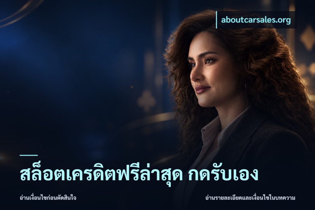 สล็อตเครดิตฟรีล่าสุด กดรับเอง