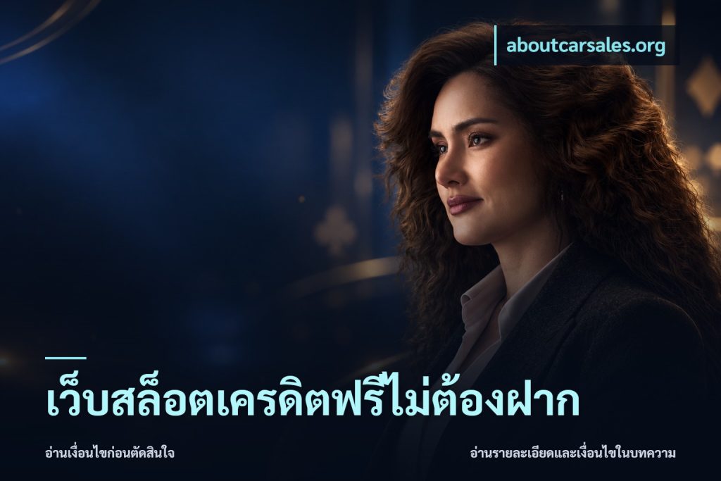 เว็บสล็อตเครดิตฟรีไม่ต้องฝาก