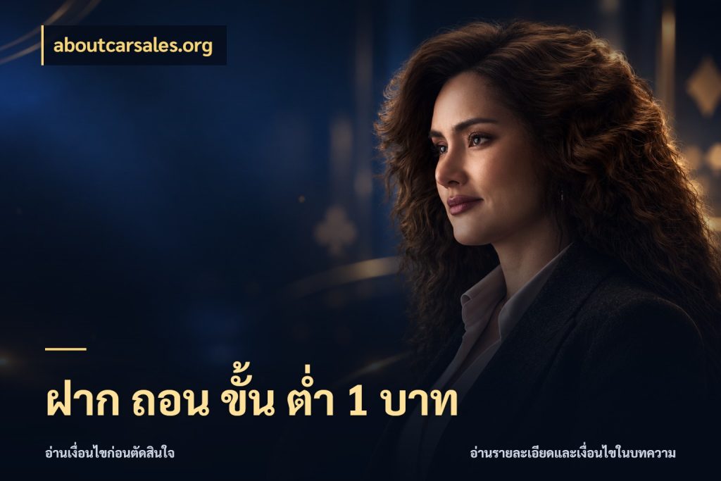 ฝาก ถอน ขั้น ต่ำ 1 บาท เปิดมุมยอดเริ่มต้นสำหรับคนชอบเกม ในมุม aboutcarsales.org