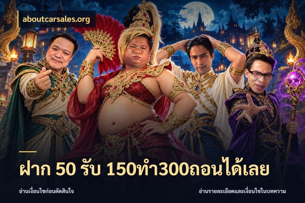 ฝาก 50 รับ 150ทำ300ถอนได้เลย จับคู่โบนัสกับสไตล์เกมที่ชอบ สไตล์ aboutcarsales.org