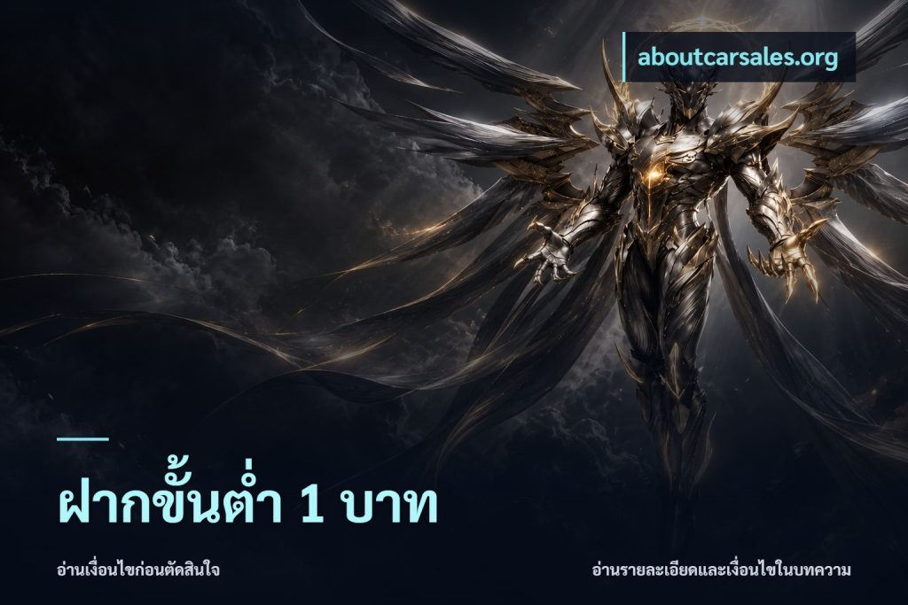 ฝากขั้นต่ำ 1 บาท