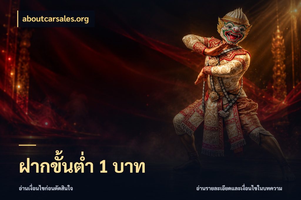 ฝากขั้นต่ำ 1 บาท aboutcarsales.org เกมที่ชอบในขอบเขตเงินของตัวเอง