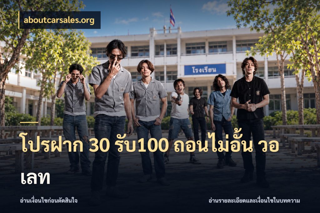 โปรฝาก 30 รับ100 ถอนไม่อั้น วอ เลท จับคู่โบนัสกับสไตล์เกมที่ชอบ กับ aboutcarsales.org