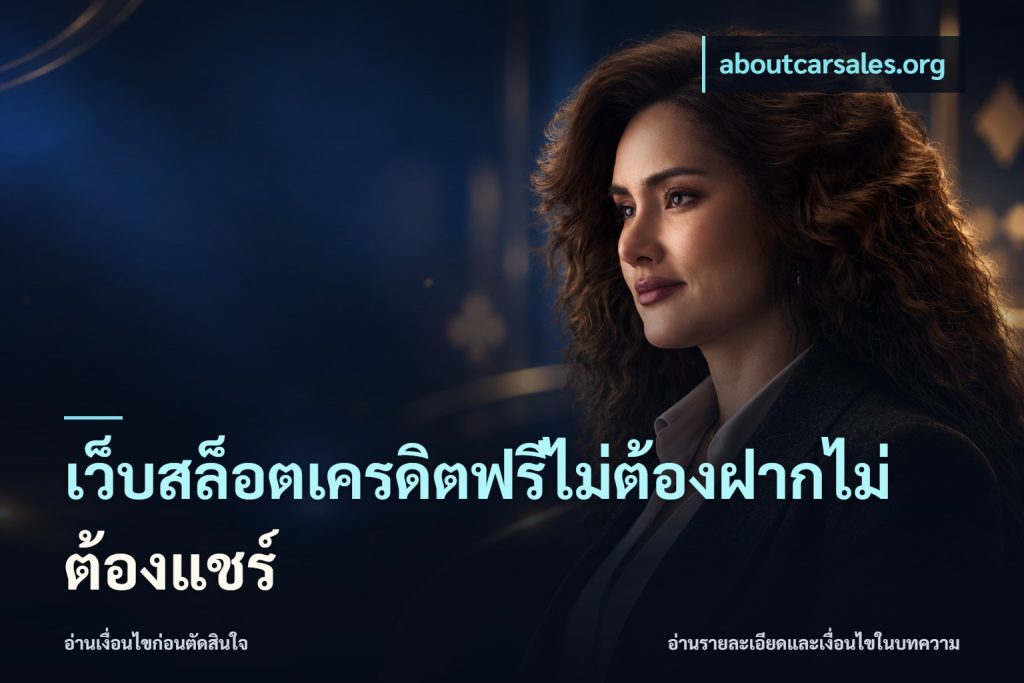 เว็บสล็อตเครดิตฟรีไม่ต้องฝากไม่ต้องแชร์