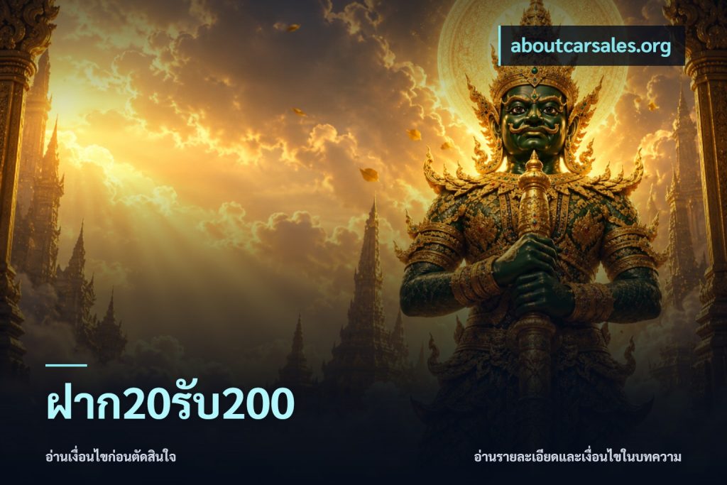 ฝาก20รับ200