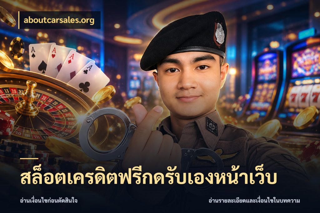 สล็อตเครดิตฟรีกดรับเองหน้าเว็บ จากชื่อเครดิตฟรีสู่ความสนุกที่เข้าใจได้ สไตล์ aboutcarsales.org