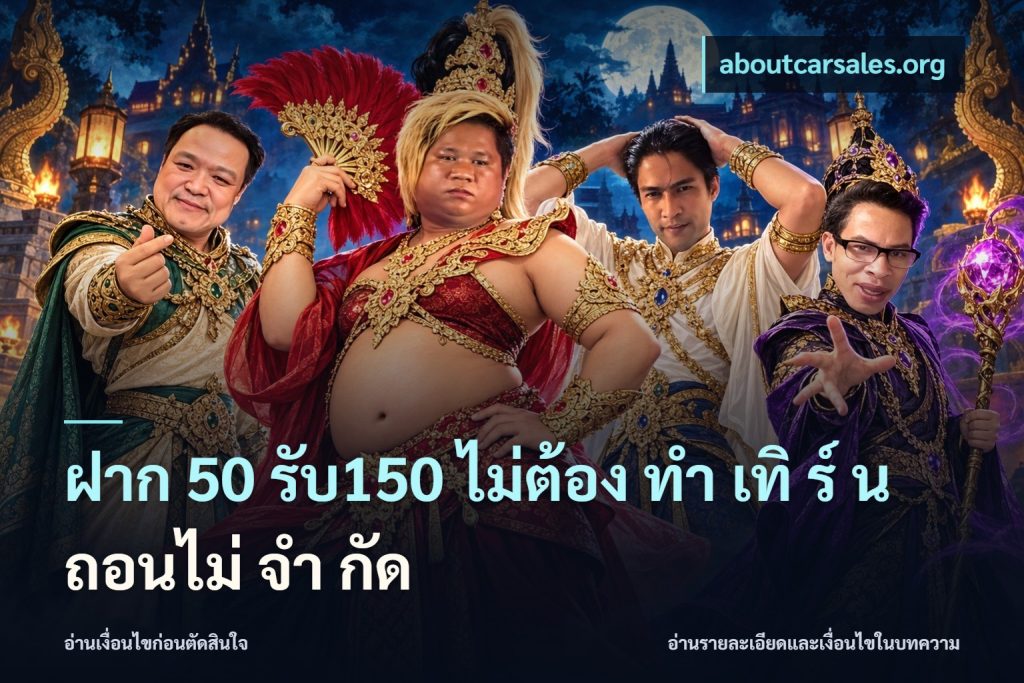 ฝาก 50 รับ150 ไม่ต้อง ทํา เทิ ร์ น ถอนไม่ จํา กัด