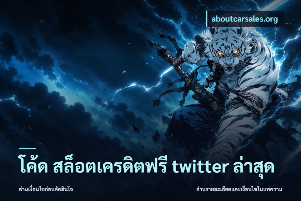 โค้ด สล็อตเครดิตฟรี twitter ล่าสุด