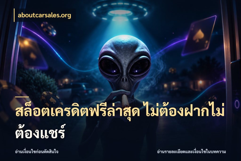 สล็อตเครดิตฟรีล่าสุด ไม่ต้องฝากไม่ต้องแชร์ รู้จักยอดและขอบเขตของเครดิตฟรี ในมุม aboutcarsales.org