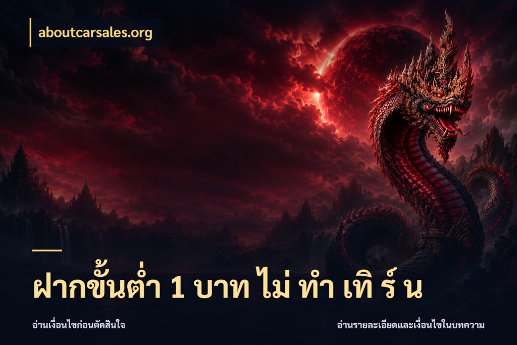 ฝากขั้นต่ำ 1 บาท ไม่ ทำ เทิ ร์ น aboutcarsales.org เกมที่ชอบในขอบเขตเงินของตัวเอง