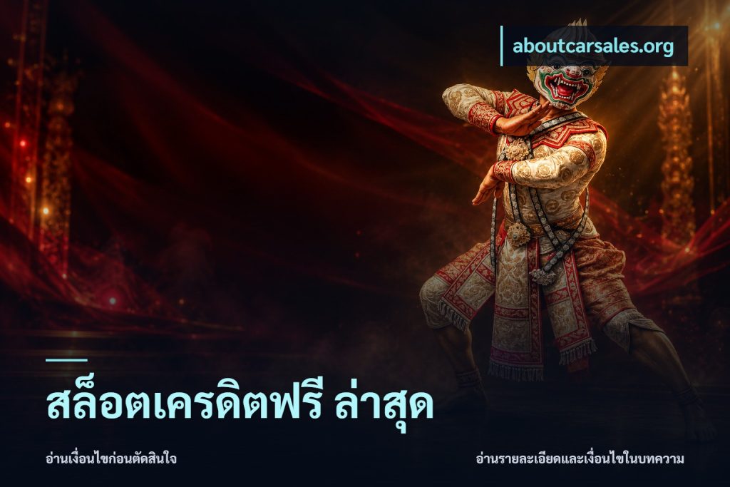 สล็อตเครดิตฟรี ล่าสุด