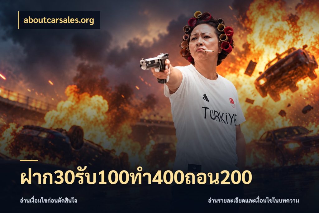 ฝาก30รับ100ทํา400ถอน200 จับประเด็นยอดรับก่อนเลือกความสนุก กับ aboutcarsales.org