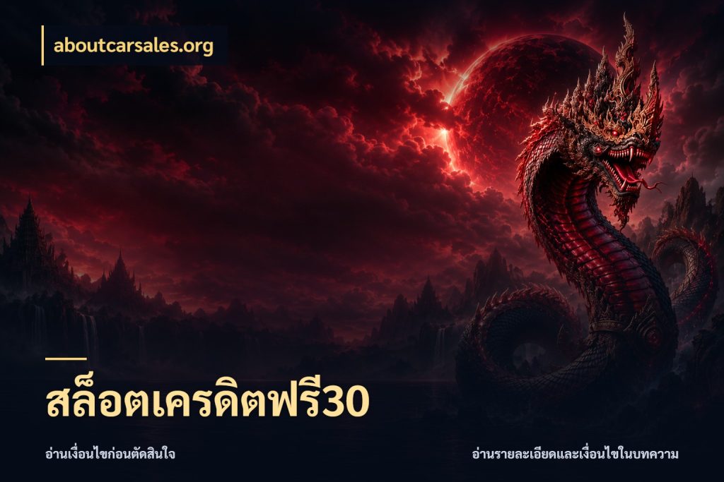 สล็อตเครดิตฟรี30 เครดิตฟรีกับจังหวะลุ้นที่คุณเลือก กับ aboutcarsales.org