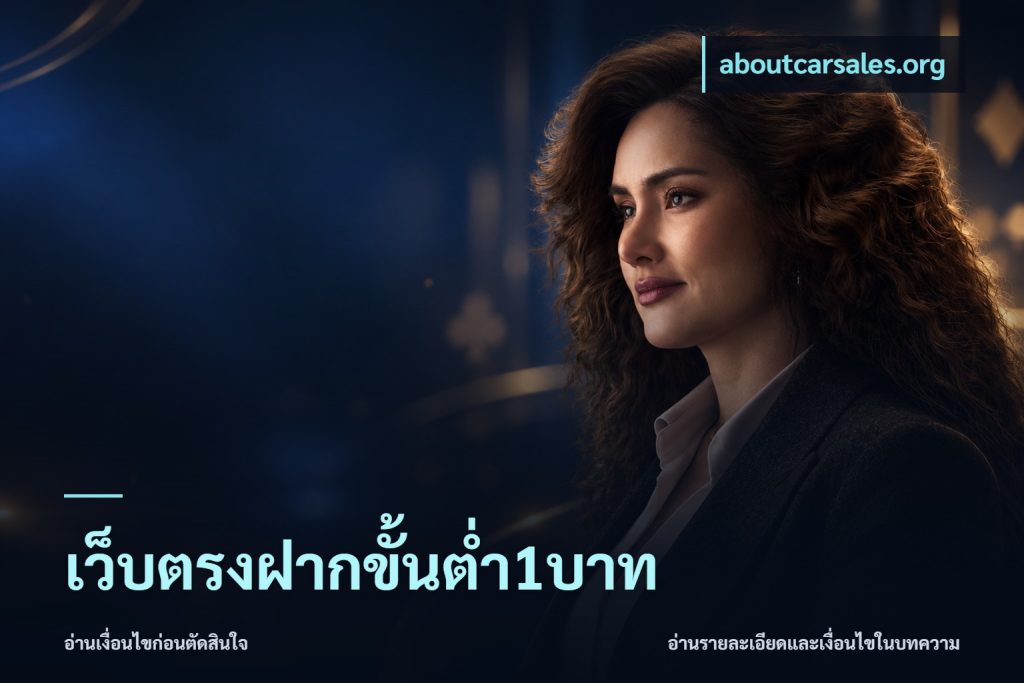 เว็บตรงฝากขั้นต่ำ1บาท