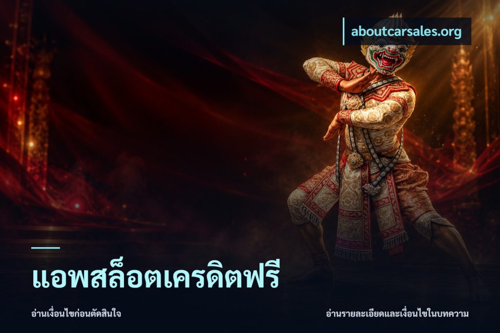 แอพสล็อตเครดิตฟรี