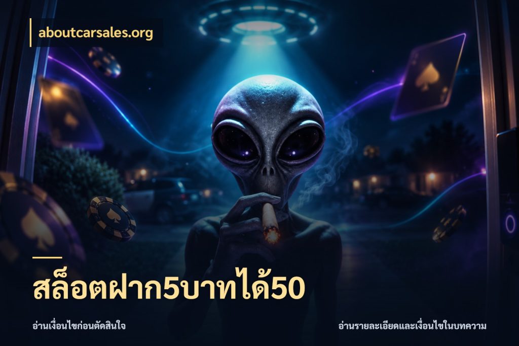 สล็อตฝาก5บาทได้50