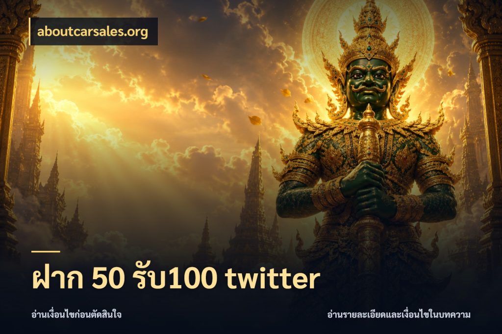 ฝาก 50 รับ100 twitter จับคู่โบนัสกับสไตล์เกมที่ชอบ ในมุม aboutcarsales.org