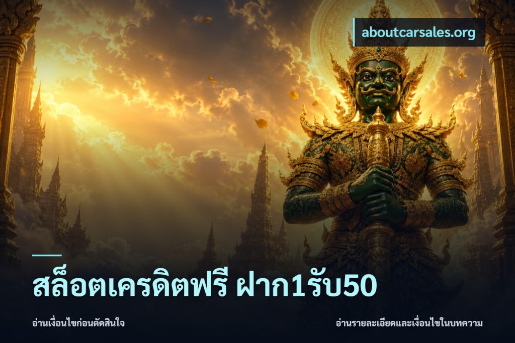 สล็อตเครดิตฟรี ฝาก1รับ50