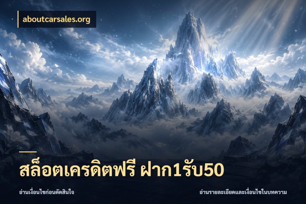 สล็อตเครดิตฟรี ฝาก1รับ50 จับประเด็นยอดรับก่อนเลือกความสนุก กับ aboutcarsales.org