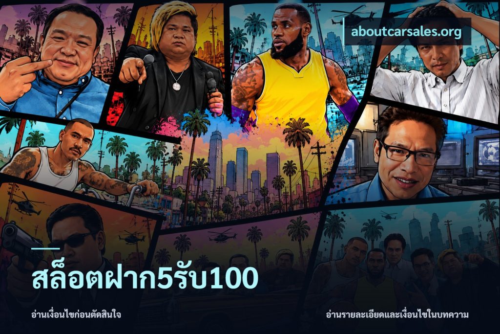 สล็อตฝาก5รับ100