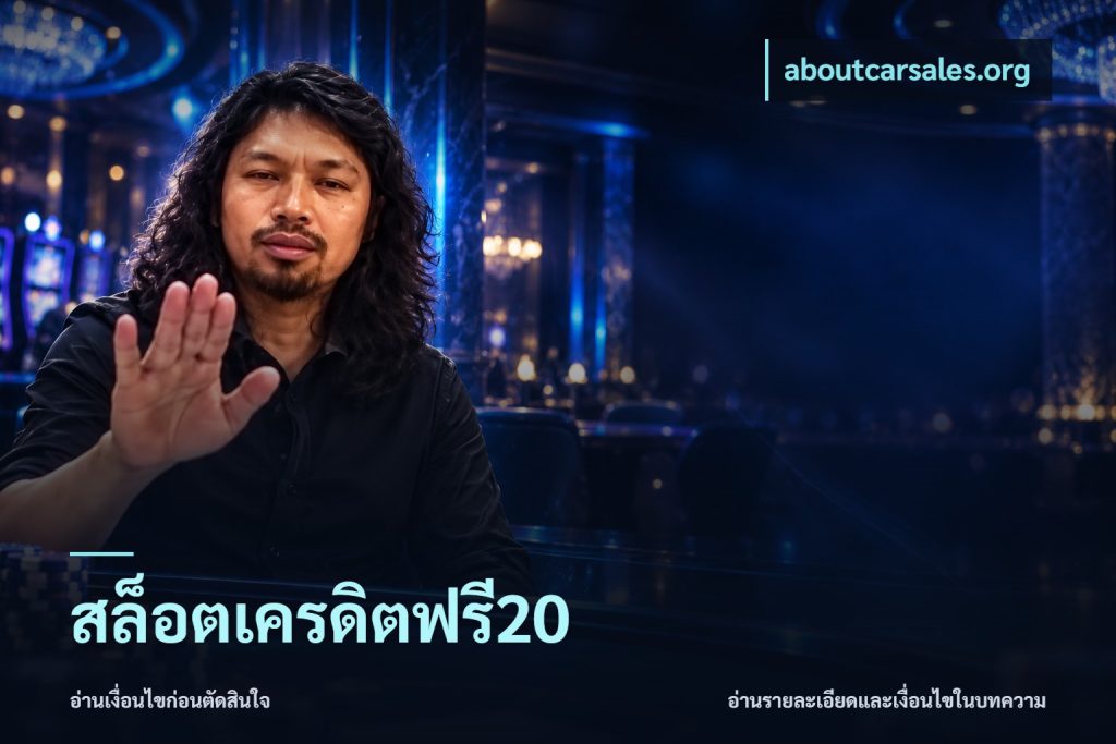 สล็อตเครดิตฟรี20