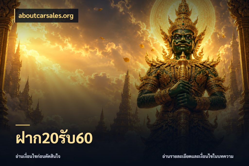 ฝาก20รับ60