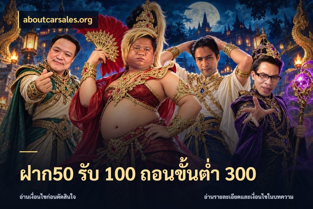 ฝาก50 รับ 100 ถอนขั้นต่ํา 300 โปรยอดรับที่สายเกมสนใจ ในมุม aboutcarsales.org