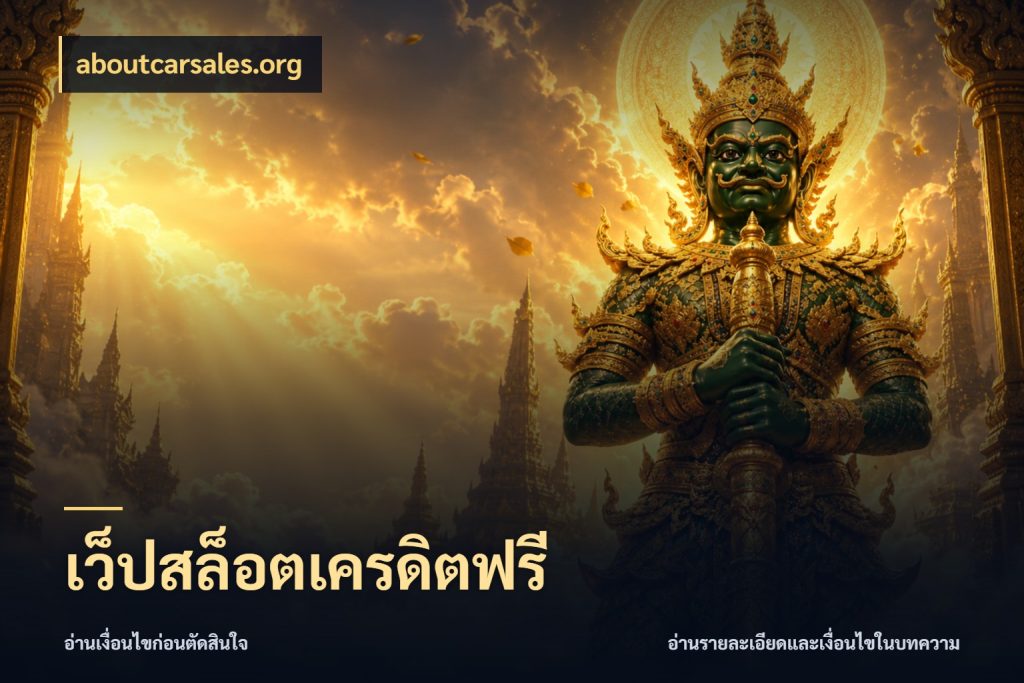 เว็ปสล็อตเครดิตฟรี aboutcarsales.org จากชื่อเครดิตฟรีสู่ความสนุกที่เข้าใจได้