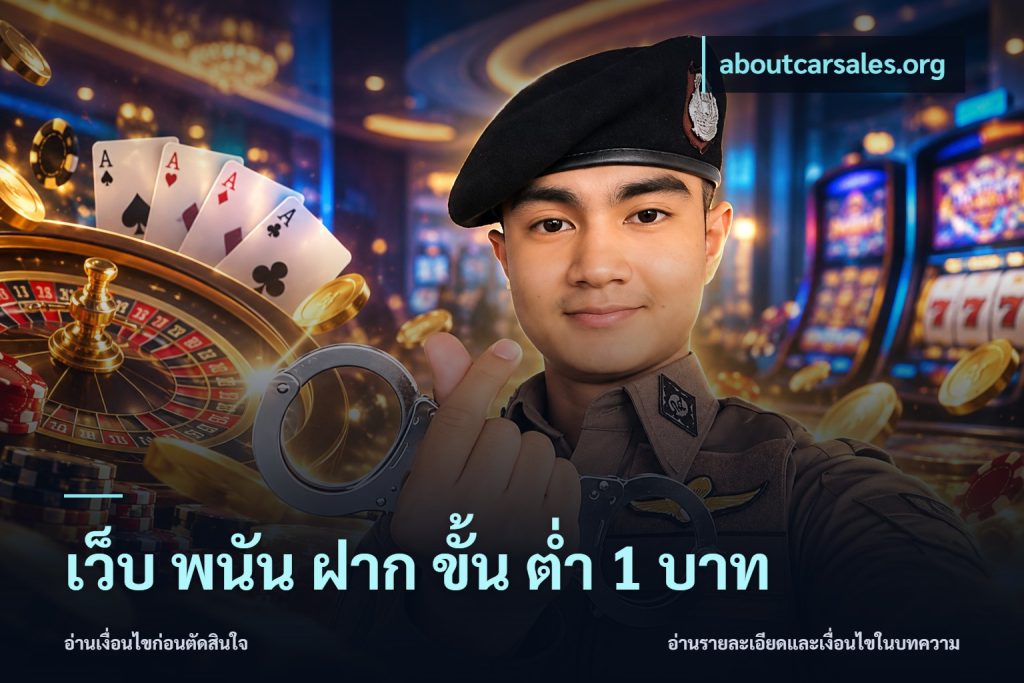 เว็บ พนัน ฝาก ขั้น ต่ำ 1 บาท
