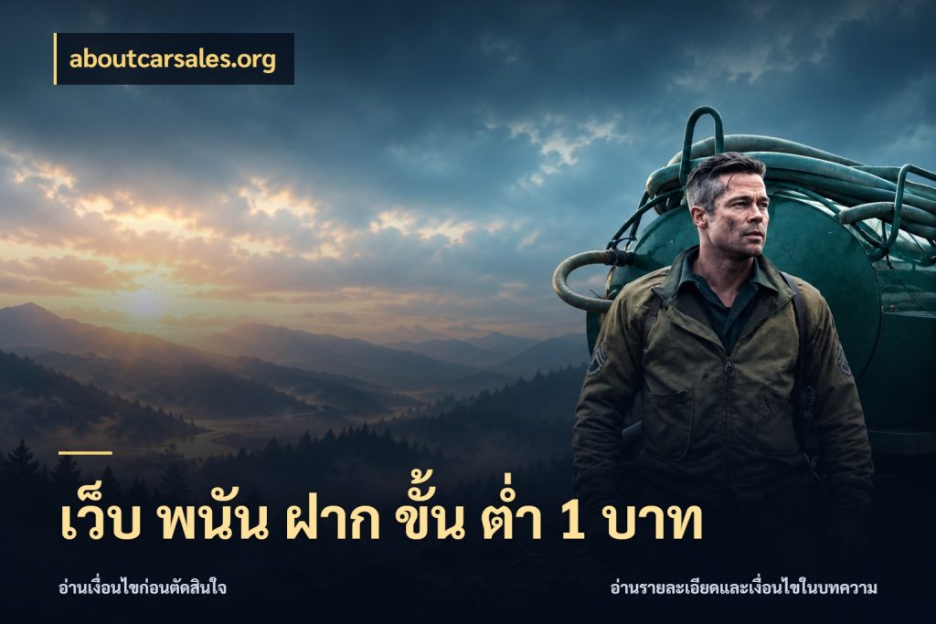 เว็บ พนัน ฝาก ขั้น ต่ำ 1 บาท ยอดเริ่มต้นน่าจับตากับสิทธิ์ที่เกี่ยวข้อง สไตล์ aboutcarsales.org