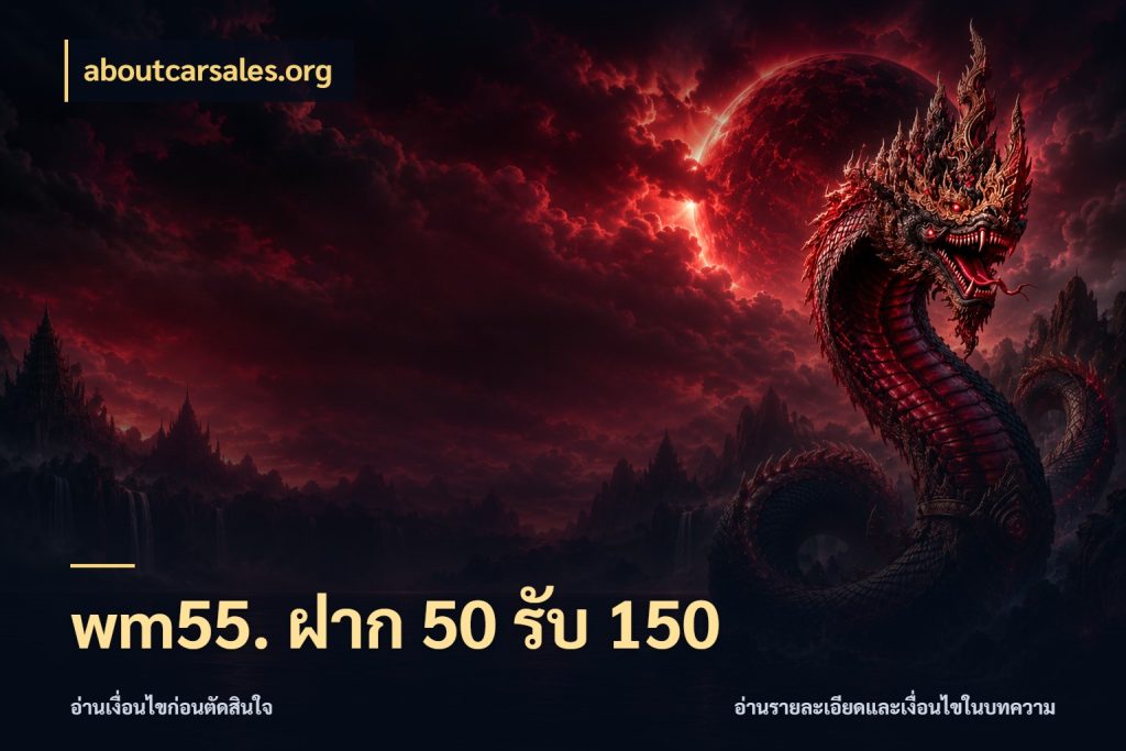 wm55. ฝาก 50 รับ 150