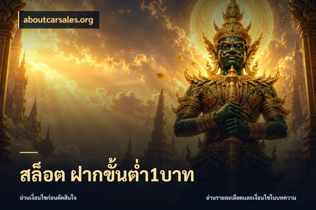 สล็อต ฝากขั้นต่ำ1บาท จัดจังหวะสนุกให้เข้ากับงบที่ตั้งไว้ กับ aboutcarsales.org
