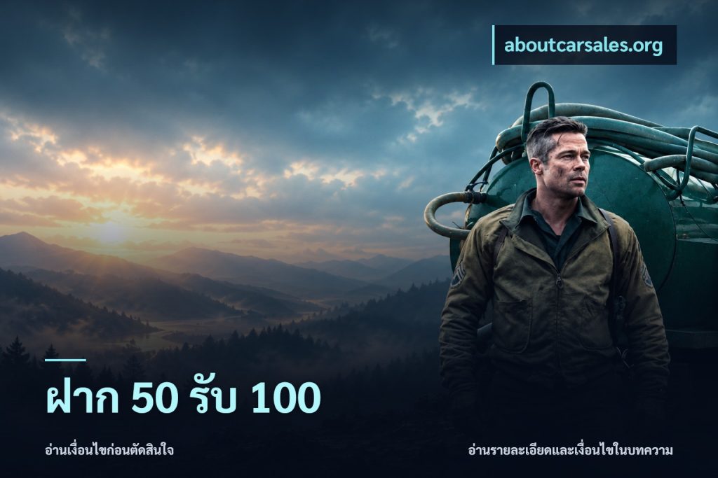 ฝาก 50 รับ 100