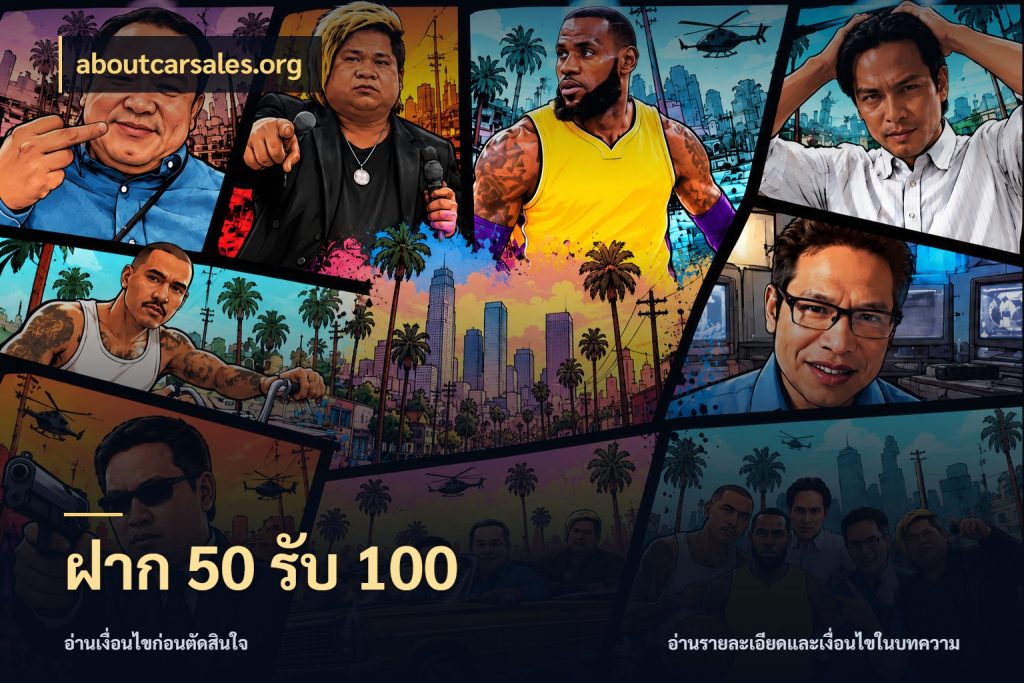 ฝาก 50 รับ 100 โปรกับเกมที่ชอบเลือกให้ตรงสไตล์ สไตล์ aboutcarsales.org