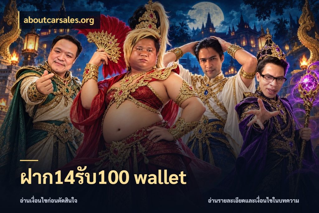 ฝาก14รับ100 wallet สีสันของโปรฝากและยอดรับ กับ aboutcarsales.org