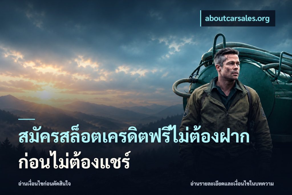 สมัครสล็อตเครดิตฟรีไม่ต้องฝากก่อนไม่ต้องแชร์