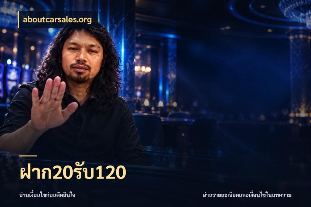 ฝาก20รับ120 ยอดฝากและยอดรับในมุมของคนชอบลุ้น ในมุม aboutcarsales.org