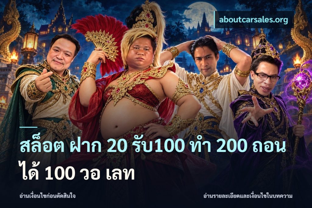สล็อต ฝาก 20 รับ100 ทํา 200 ถอนได้ 100 วอ เลท